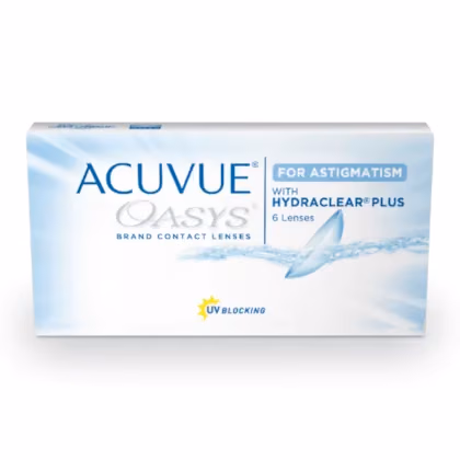 Embalagem de Acuvue Oasys para Astigmatismo