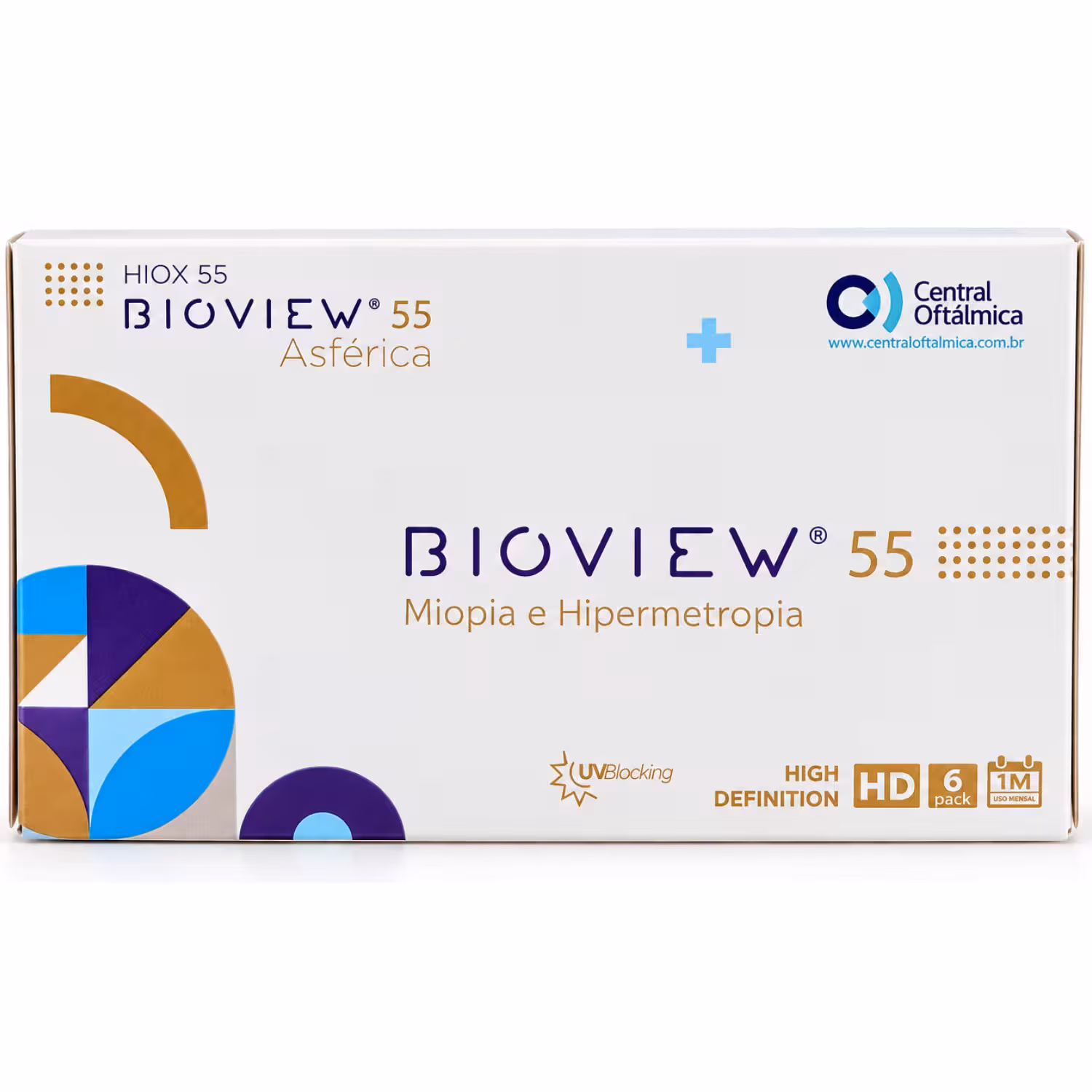 Embalagem de Bioview 55 UV Asférica