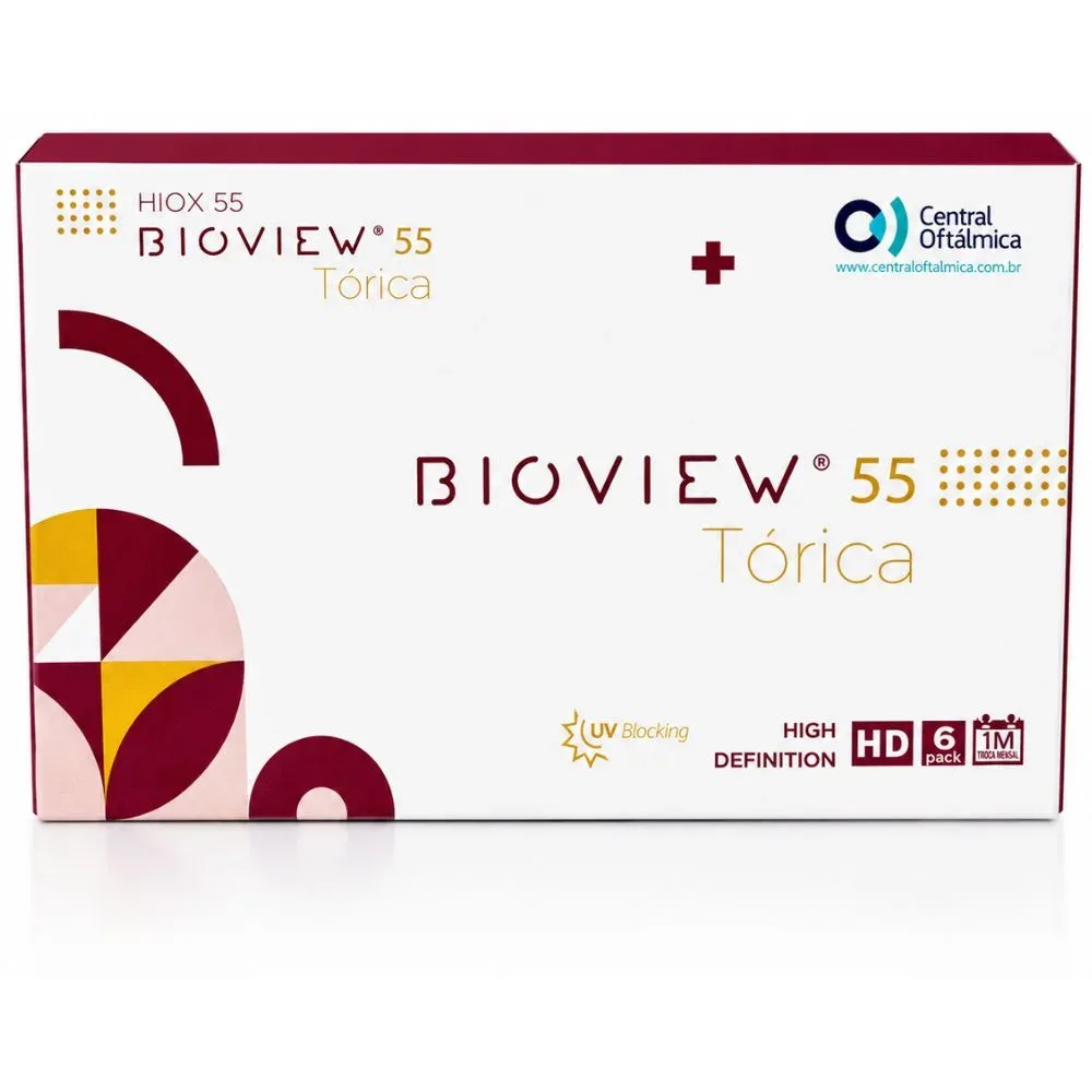 Embalagem de Bioview 55 UV Tórica