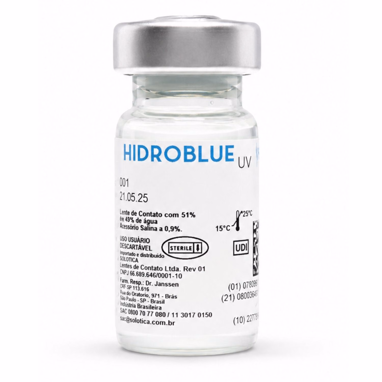Embalagem de Hidroblue UV Esférica