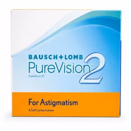 Embalagem de PureVision 2 para Astigmatismo