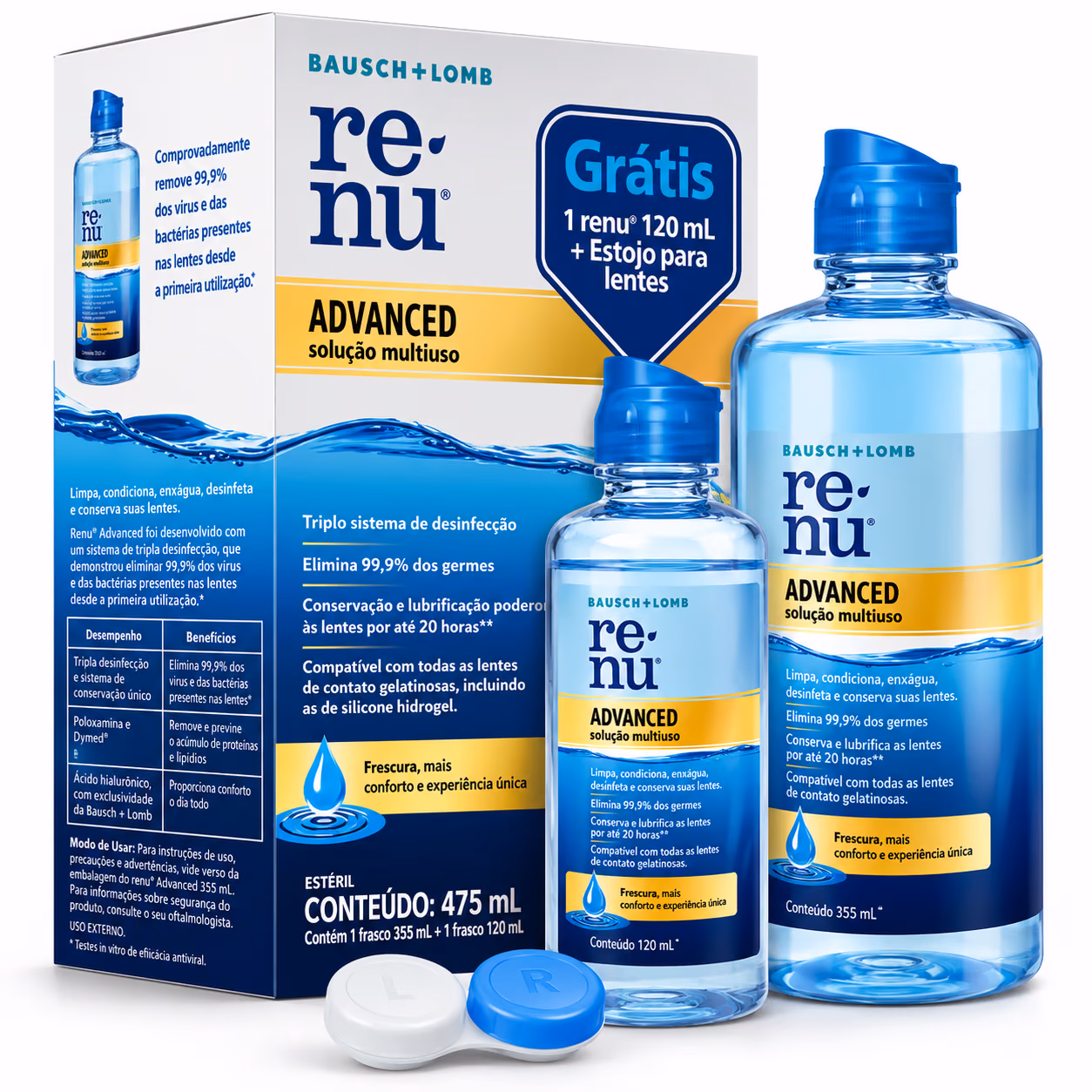 Renu Advanced - PackON (475ml) — foto 1