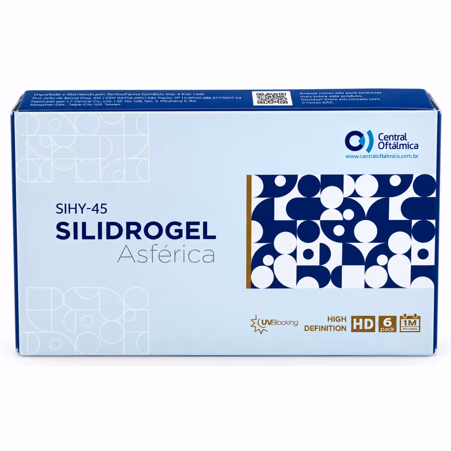 Embalagem de Silidrogel Asférica